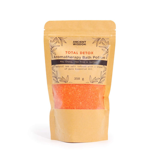Aromatherapy Bath Potion in Kraft Bag 350g - Total Detox