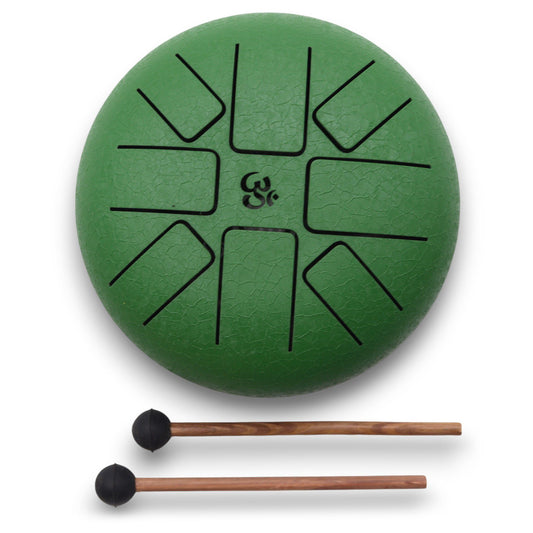 Steel Tongue Happy Drums Om Green - 16cm