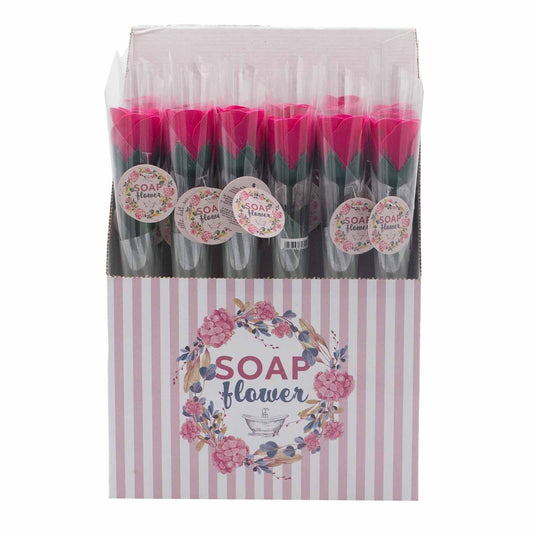Ready to Retail Soap Flower - Small Red Rose