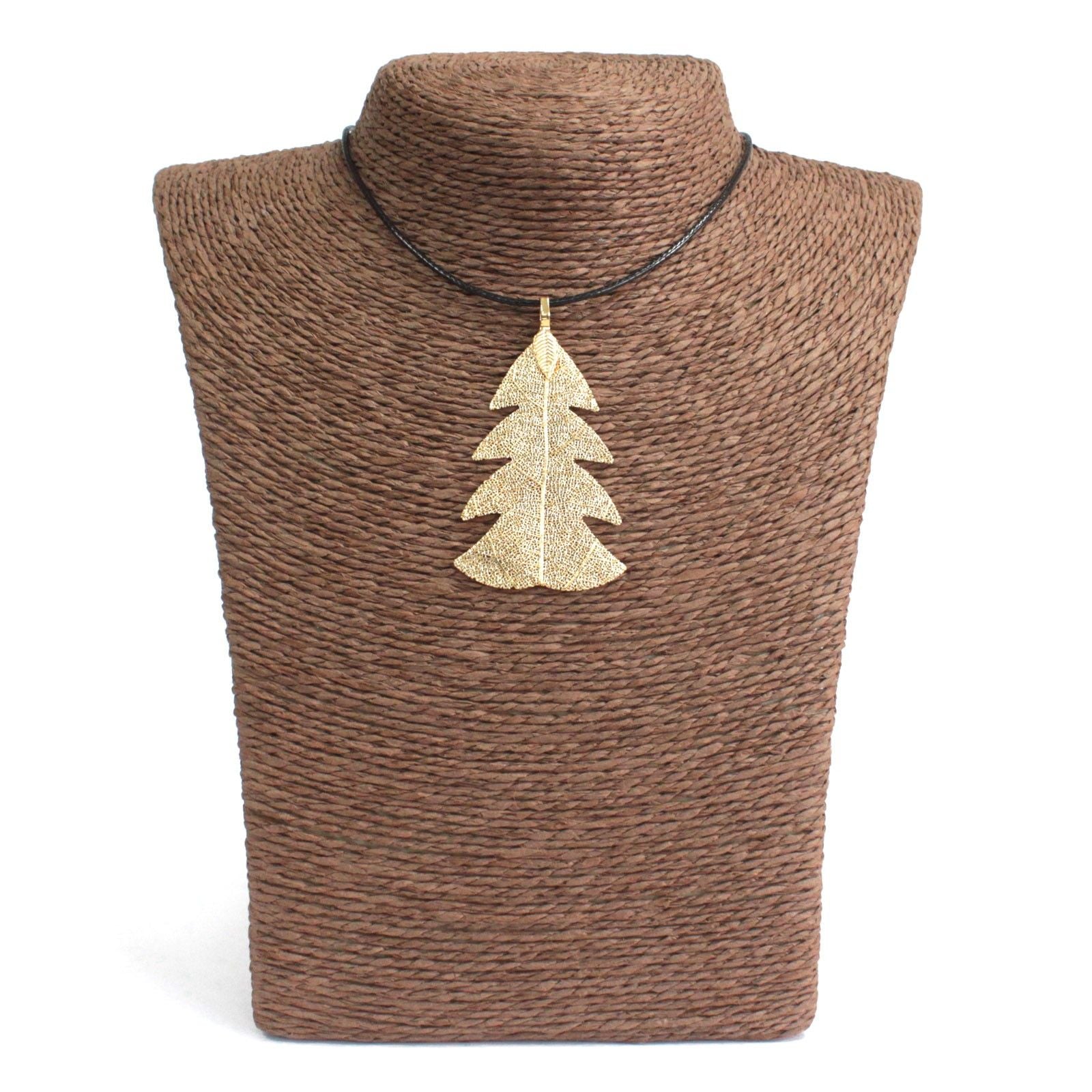Necklace - Festive Fir - Gold