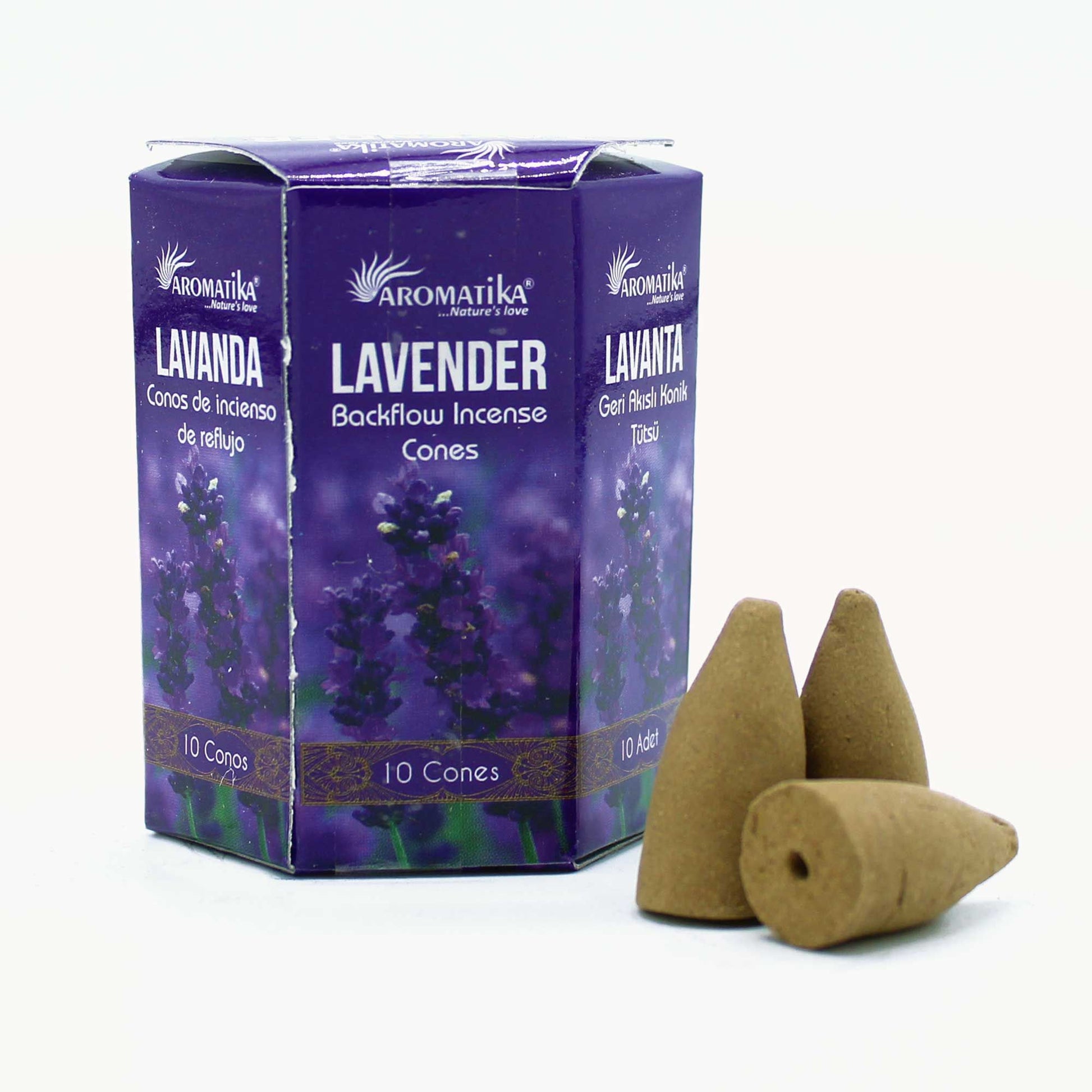Masala Backflow Incense pack of 10 - Lavender
