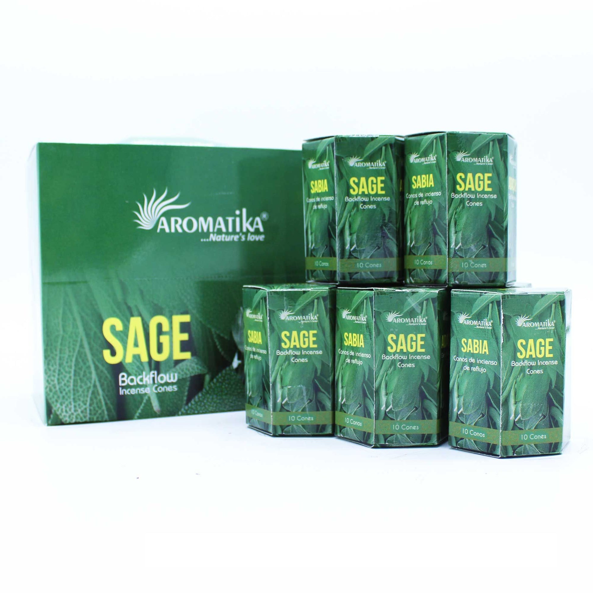 Masala Backflow Incense pack of 10 - Sage