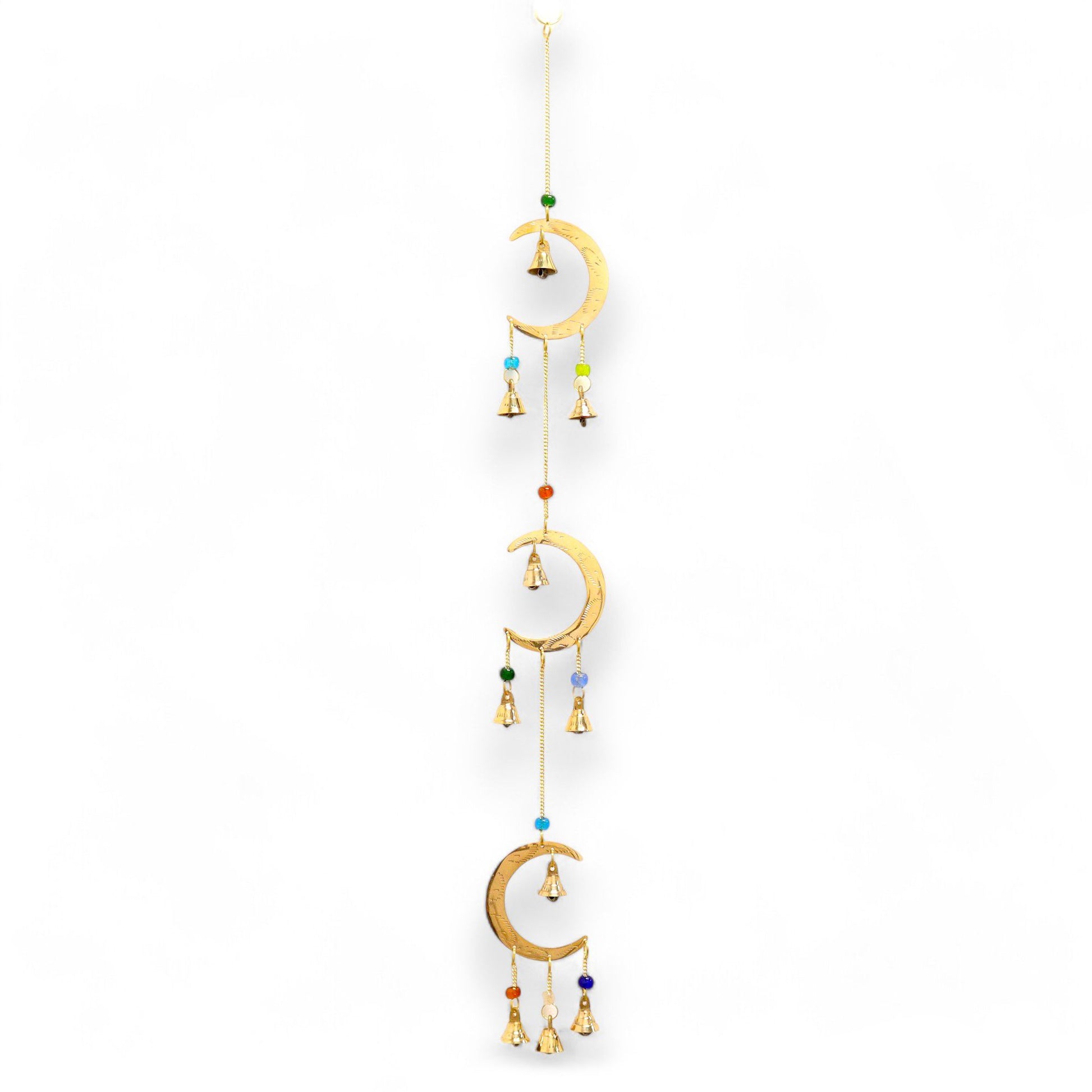 Indian Chimes - Moon Drop - 10  Bells - 6.5x63cm