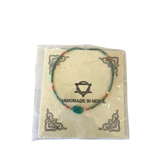 Nepalese Extra Fine Gem Necklace - Turquoise & Stone