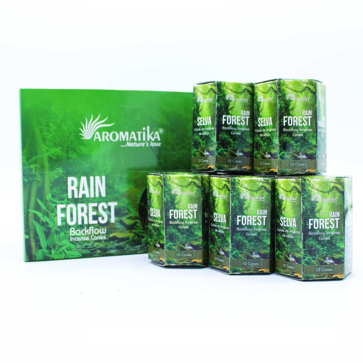 Masala Backflow Incense pack of 10 - Rain Forest