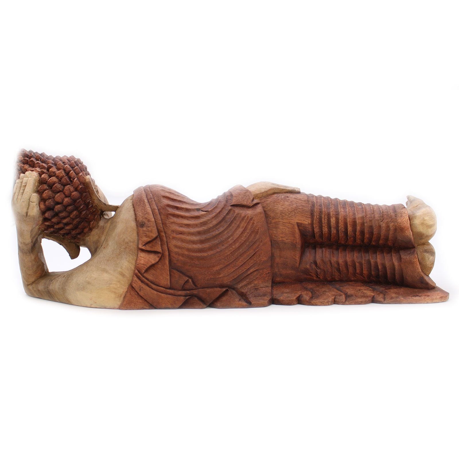 Hand Carved Buddha Statue - 50cm - Sleeping