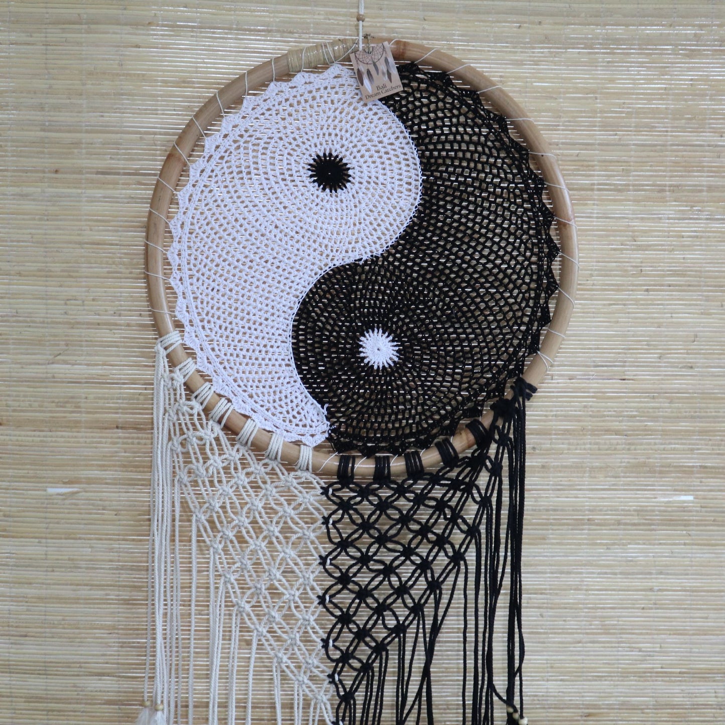 Bali Dreamcatchers - Extra Large Ying Yang D: 50cm